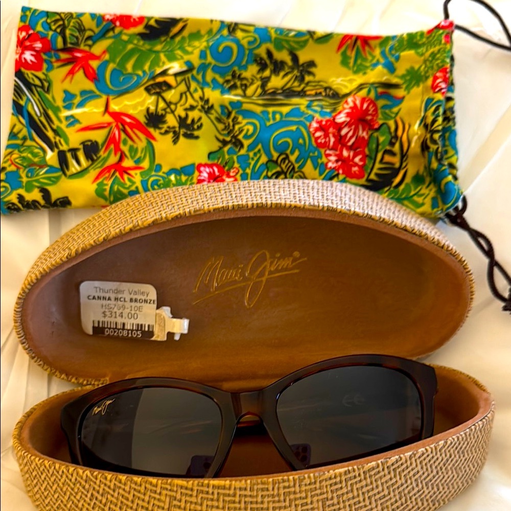 NWT Maui Jim Sunglasses Canna HCL Bronze